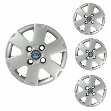 Imagem de Jogo Calota Aro 13 Ka 2003 Ford + Emblema Resinado - Grid