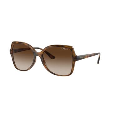 Imagem de Óculos de Sol Vogue Eyewear 0VO5488SL W65613 Tam 56 / Havana Marrom - Lentes Marrom Gradiente