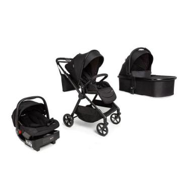 Imagem de Carrinho com Bebê Conforto Travel System Magnific 5 em 1 Full Black - 