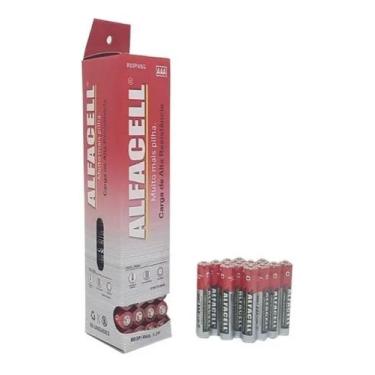Imagem de 60- Pilhas Palito Aaa 3a Alfacel 1,5v Caixa Tubo Original - ALFACELL