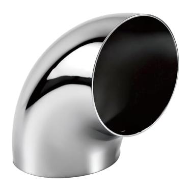 Imagem de Tellyouwin Cotovelo De Escape Aço Inoxidável 304 Com Diâmetro Externo 5 Polegadas, Mandril Polegadas Curvatura 90°, Espessura Parede 16Ga/0,065 Pol., Tubo Para Carro, Modificado, Corrimão Escada (1