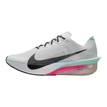 Imagem de Nike Vaporfly 4 Tênis masculino de corrida de estrada (branco/rosa hiper/espuma menta/preto), Branco/Rosa Hiper/Espuma Menta/Preto, 45