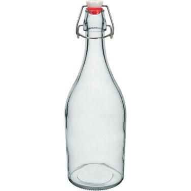 Imagem de Garrafa Hermética água Home&co Vidro 1l 29x9x9 Transparente