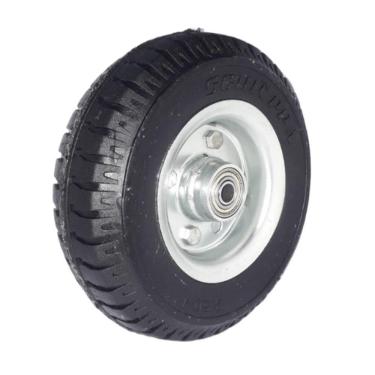 Imagem de Roda Borracha Maciça 250-4 Rol. Esfera Eixo 1/2 Pol. 200kg