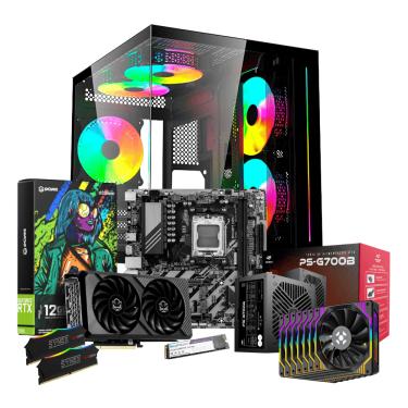 Imagem de Pc Gamer Aquario Ryzen 5 Ssd 512gb 16gb rtx3060 AM5 b480m