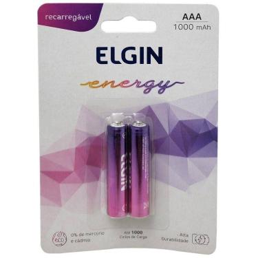 Imagem de Pilha Recarregável Palito Aaa 1000mah 1.2v C-02 Bl.c-02 autêntico