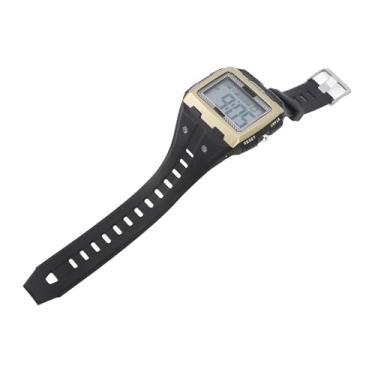 Imagem de Phefop Relógio Esportivo Masculino, Cronógrafo Digital Externo à Prova d'água, Multifuncional para Atividades de Corrida e Acampamento (Ouro)