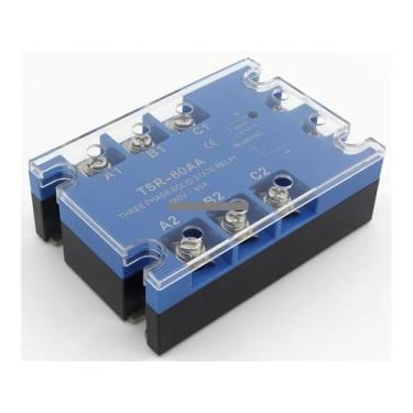 Imagem de TSR-80AA trifásico AC para AC 80A 90-480VAC relé de estado sólido/SSR