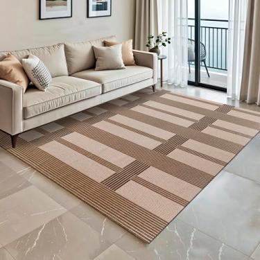 Imagem de Tapete Quarto e Sala Roma 2,00m x 2,50m Grande Antiderrapante (Marrom)