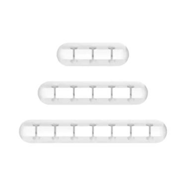 Imagem de Organizador De Cabos De Silicone Autoadesivo Para Mouse, Teclado, Fone