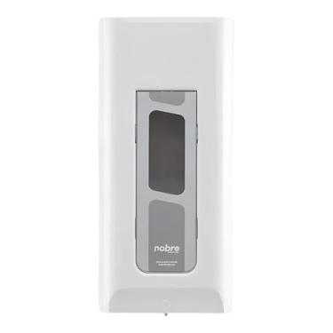 Imagem de Dispenser Sabonete Líquido/Álcool Gel 800ml com Reservatório – Branco Street Nobre | Parede, Plástico Resistente, Uso Comercial e Residencial