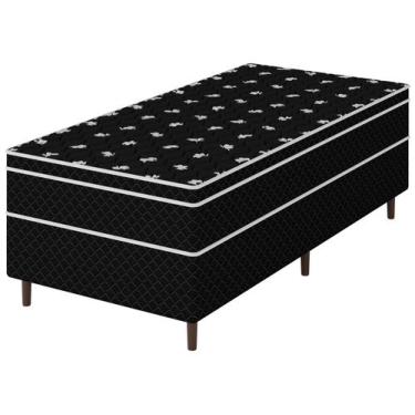 Imagem de Cama Box Solteiro Umaflex Conjugada de Mola Ensacada 88x52x188cm Carol