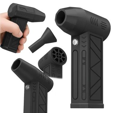 Imagem de 130000 RPM Mini Jet Fan Vento, Mini Ventilador a Jato Vento, Sem Fio Super Jet Fan, Mini Soprador Portátil a Jato, Mini Soprador Espanador de Ar para Carro