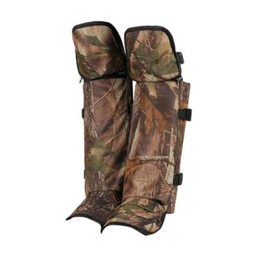 Imagem de predolo Polainas para botas, portáteis, extensíveis e respiráveis, ideais para caminhadas e viagens de inverno com mochila nas costas, Folha