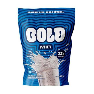 Imagem de Bold whey cookies e cream 450g - bold - Bold Snacks