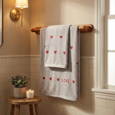 Imagem de Toalha de rosto absorvente ultra macia, toalha de banho suave para cuidados faciais diários e uso pessoal (34 x 70 cm, B)