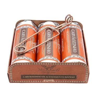 Imagem de Caixa Carvão de Incenso 27 mm Acendimento Rápido (18 unidades)