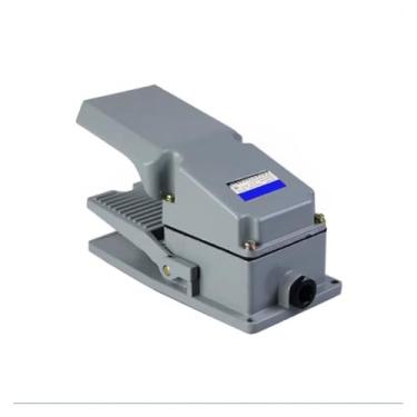 Imagem de 1 peça pedal LT3 LT4 concha de alumínio interruptor de controle momentâneo pedal de energia elétrica auto-reposição acessórios de máquina-ferramenta (LT4 cinza)