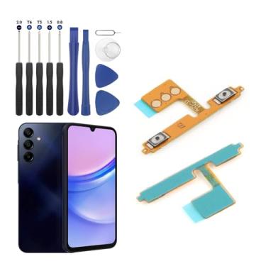 Imagem de Para Samsung Galaxy A15 4G A155 interruptor de controle liga/desliga peças de substituição para Samsung Galaxy A15 5G A156 com ferramentas de reparo