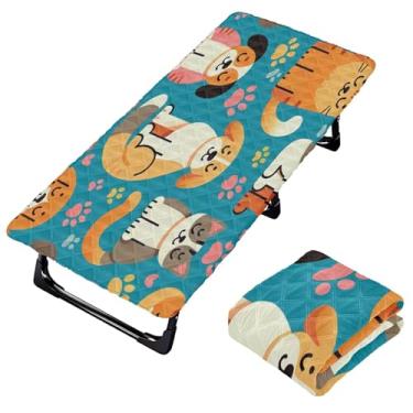 Imagem de Burbuja Lençol de berço para cães e gatos, lençol portátil acolchoado com elástico para meninas e meninos, lavável na máquina, 63,5 x 127 cm