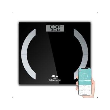Imagem de Balança Digital Corporal Com Bluetooth e Bioimpedância Elegance App Preto