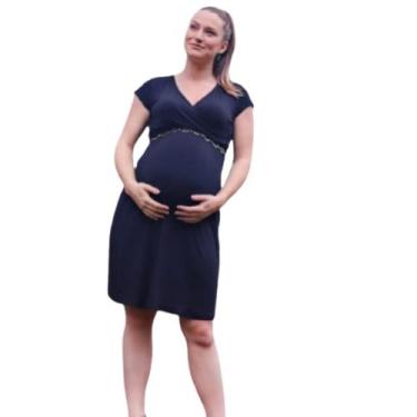 Imagem de Vestido Gestante/Gravida para Amamentar - Sob Medida Moda Gestante, M