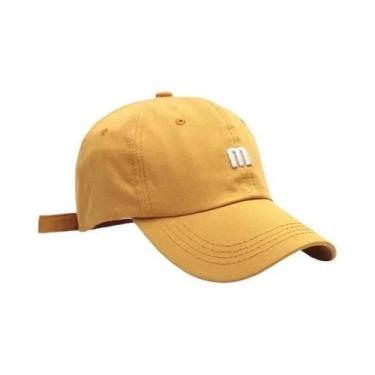 Imagem de Boné De Beisebol Unissex De Algodão Com Letras Bordadas, Snapback, Cha