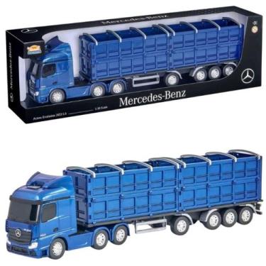 Imagem de Caminhão de Brinquedo Articulado Graneleiro Infantil Rodas Educativo P