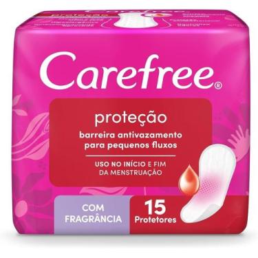 Imagem de Protetor diario carefree, Com perfume com 15