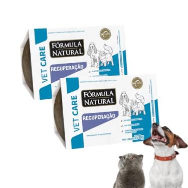 Imagem de Kit Com 2 Rações Úmidas Fórmula Natural Vet Care Recuperação Patê Para Cães e Gatos Tratamento Recuperatório