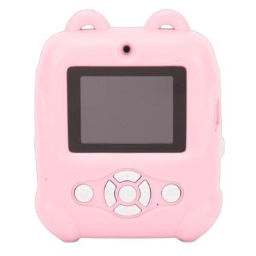 Imagem de Acouto Câmera de Impressão Instantânea Infantil, Brinquedo de Impressão Sem Tinta Com Zoom de 48MP HD 1080P 16X Com Tela de 2,4 Polegadas para Selfies, Zoom e Molduras Divertidas, (PINK)