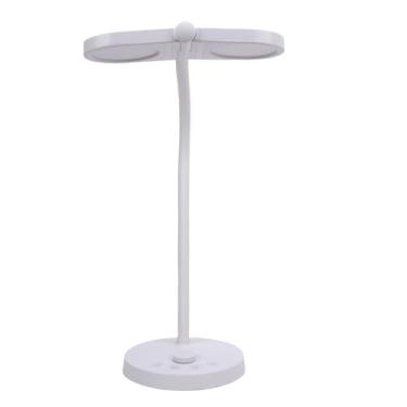 Imagem de Hyuduo Lâmpada de Mesa LED LED LEITURA Luz da Luz 9.5W Lvor de Mesa para Olho Diminuído Com 3 Modos de Cores Dobráveis ​​pescoço para o Quarto de (Plugue nos EUA 100-240V)