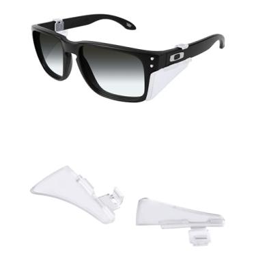Imagem de Mryok Protetores laterais de óculos de sol Oakley Holbrook/Holbrook XL/Holbrook AF/XS/XXL/XXS/RX - Opções, Transparente., One Size