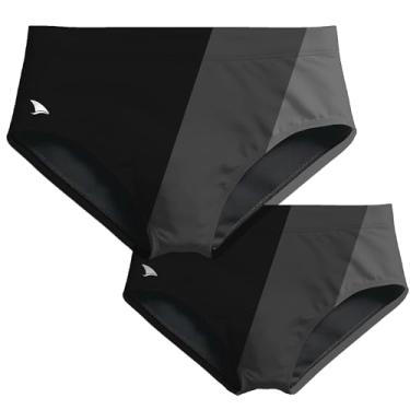 Imagem de COMBO PAI E FILHO SUNGA TECH WAVE COM FORRO E PROTEÇÃO UV 50+ CORES (CHUMBO, GG e 16)