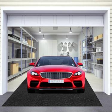 Imagem de TJYAEKLTD Tapete de derramamento de óleo, tapete de chão de garagem para embaixo do carro, almofada de óleo absorvente à prova d'água protege o chão