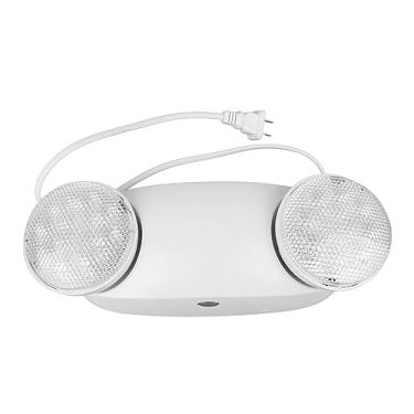 Imagem de Alomejor Luz de Emergência, 2 Iluminação Comercial LED Com Bateria de 1800mAh, Montagem de Teto de Parede Retardante para Segurança contra Queda de Energia Em Armazém de Escritórios