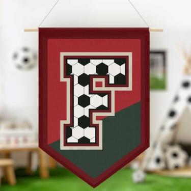 Imagem de Faixa de lona de parede suspensa de futebol, faixa de lona pendurada com alfabeto, decoração de arte de parede para sala de estar, quarto, Copa do Mundo FIFA Jersey futebol futebol entusiastas