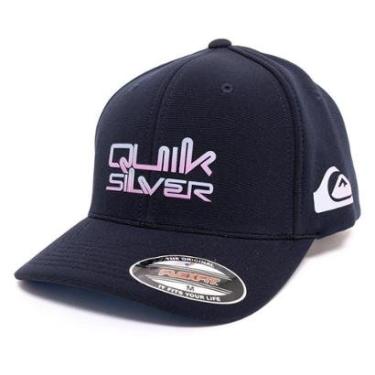 Imagem de Boné Quiksilver Aba Curva Gradient Broken Type WT25-Masculino