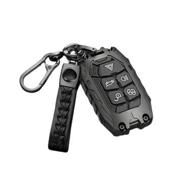 Imagem de Capa para chave remota de carro, compatível com land rover range sport evoque freelander velar discovery 4 jaguar xe xj xf guitarra(A gun set)