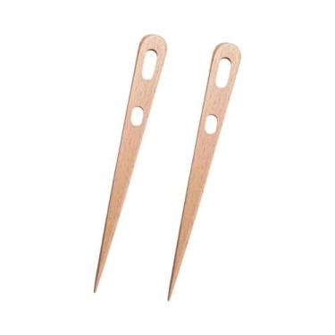 Imagem de Agulhas De Costura De Olho Grande Para Artesanato DIY, Tecelagem Em Ma