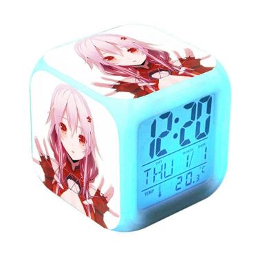 Imagem de Despertador Guiltys Crowns Square LED Digital com luz de fundo