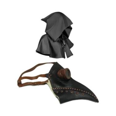 Imagem de Máscara De Médico Da Peste Para Adultos E Conjunto De Capa, Fantasia D
