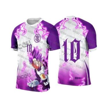 Imagem de Camiseta De Futebol Anime Dragon Ball Oversize Para Homens E Mulheres,