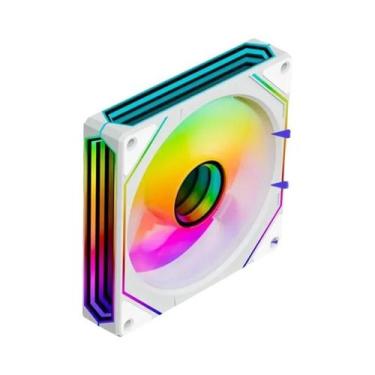 Imagem de Ventoinha De Gabinete Para PC 120mm ARGB PWM Prism 6 pro Com Espelho E