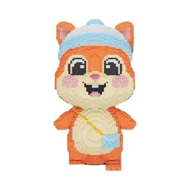 Imagem de Modelo De Bloco De Montar De Esquilo, 8136 Peças, Decoração De Quarto,