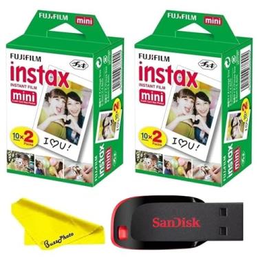 Imagem de Fujifilm Instax Mini Instant Camera Film, pacote múltiplo (pacote com 2 solteiros)