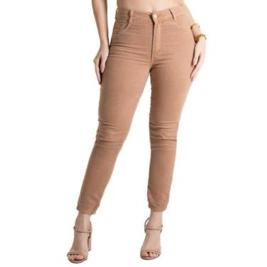 Imagem de Calça Jeans Sawary Skinny Petit - 280800 Marrom, Marrom, 44