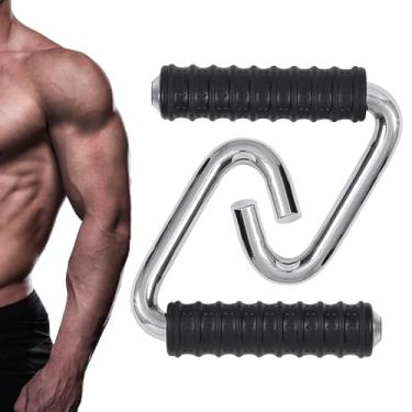 Imagem de Alças de puxar | Ganchos leves em forma de C | Alças de barra de puxar para cima - para treinamento de força, halteres, estação de pulso, academia, fileira, agachamento, homens e mulheres, ao ar livre