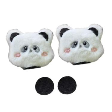 Imagem de Aymzbd 1 Par de Enfeites Decorativos para Capacete de Motocicleta e Esqui, Panda