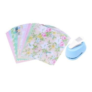 Imagem de FashionCha Carimbo E Furador de Papel para Adultos, Alicate Furador, Cortador de Furos para Projetos DIY, Confecção de Cartões de Presente, Artesanato, Azul